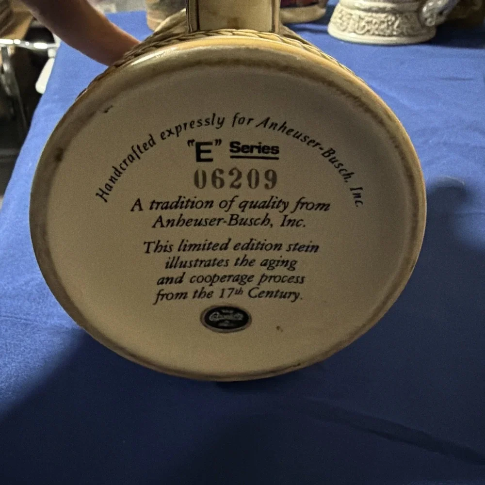 BUDWEISER ANHEUSER BUSCH STEIN 